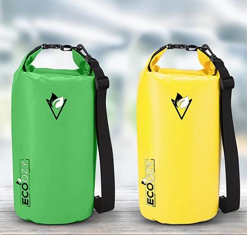 Your One-Stop Shop for All Photo Editing Needs, Color Correction Before and after image showing the transformation of a green bag into a yellow bag using a color correction and changing service.