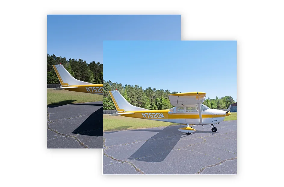 Photoshop Color Correction Service, Basic color Changing Before-and-after comparison of a photograph showcasing subtle yet impactful improvements from Basic Color Correction. The "before" image appears dull and flat, while the "after" exhibits brighter highlights, deeper shadows, and richer, more balanced colors