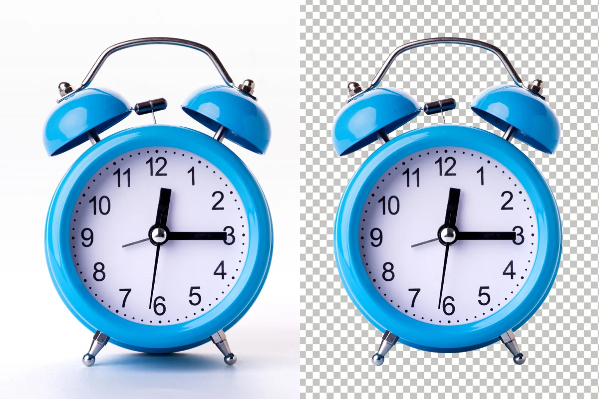 Background Removal ,Clipping Path Before-and-after comparison of a product photo, showcasing the dramatic improvement in background removal achieved with Cliping Path